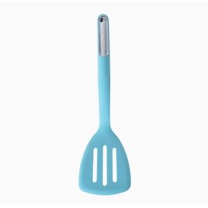 KitchenAid Silicone Slotted Turner 13.5in Aqua Sky Set